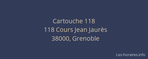 Cartouche 118