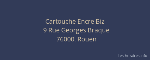 Cartouche Encre Biz