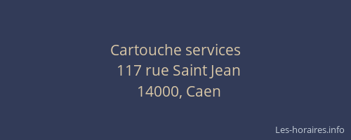 Cartouche services