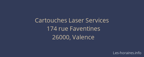Cartouches Laser Services