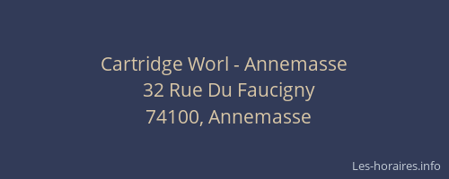 Cartridge Worl - Annemasse