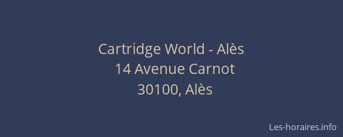 Cartridge World - Alès
