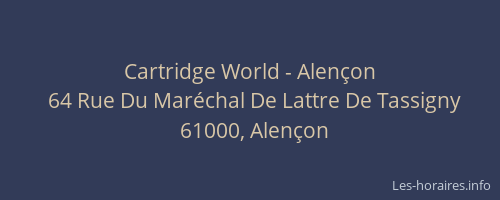Cartridge World - Alençon