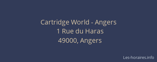 Cartridge World - Angers