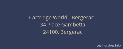 Cartridge World - Bergerac