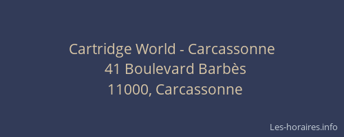 Cartridge World - Carcassonne