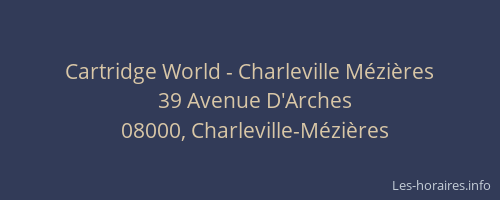 Cartridge World - Charleville Mézières