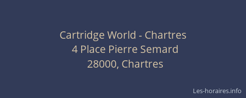 Cartridge World - Chartres