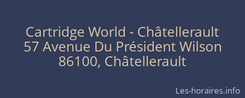 Cartridge World - Châtellerault
