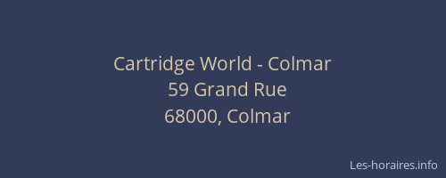 Cartridge World - Colmar