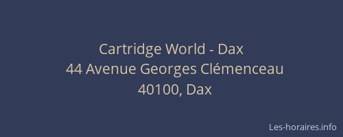 Cartridge World - Dax