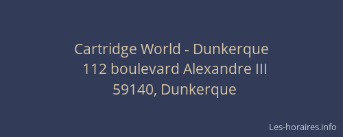 Cartridge World - Dunkerque