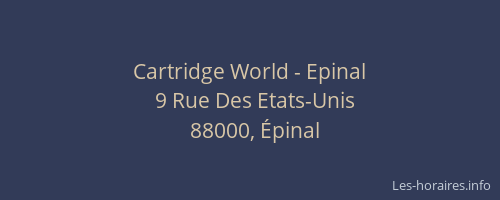 Cartridge World - Epinal