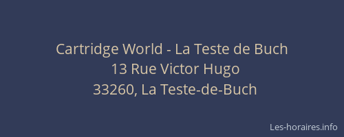 Cartridge World - La Teste de Buch