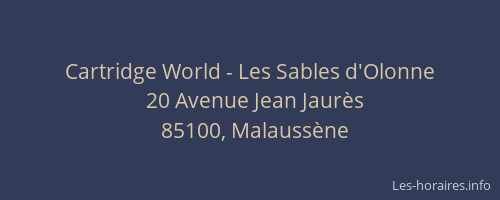 Cartridge World - Les Sables d'Olonne