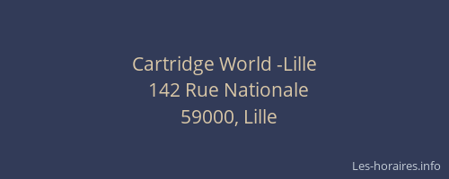 Cartridge World -Lille