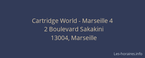 Cartridge World - Marseille 4