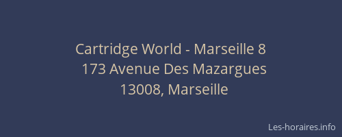 Cartridge World - Marseille 8