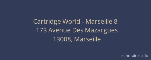 Cartridge World - Marseille 8