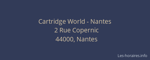 Cartridge World - Nantes