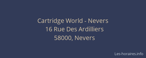 Cartridge World - Nevers