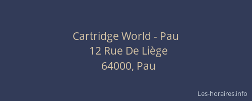 Cartridge World - Pau