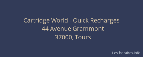 Cartridge World - Quick Recharges