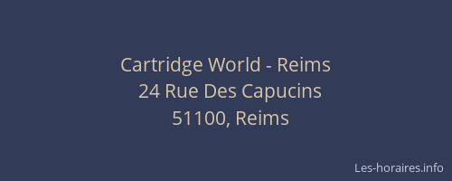 Cartridge World - Reims