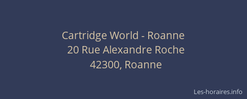 Cartridge World - Roanne