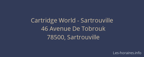Cartridge World - Sartrouville