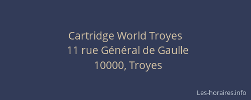 Cartridge World Troyes