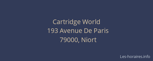 Cartridge World