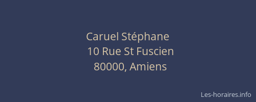 Caruel Stéphane