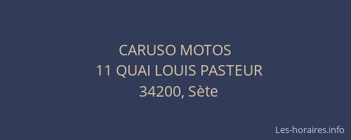 CARUSO MOTOS
