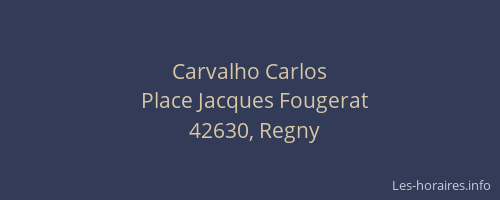 Carvalho Carlos