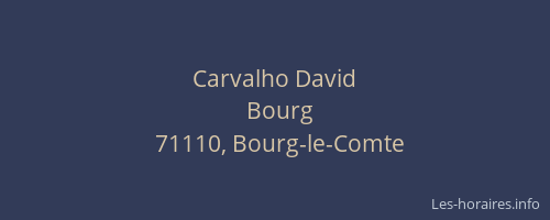 Carvalho David