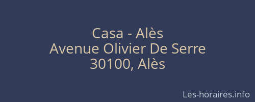 Casa - Alès