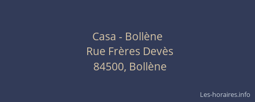 Casa - Boll&egrave;ne