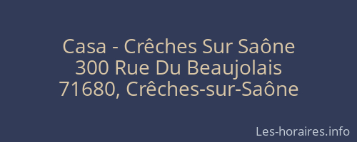 Casa - Crêches Sur Saône