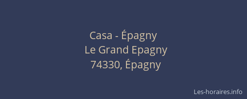 Casa - Épagny