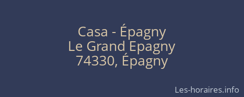 Casa - Épagny