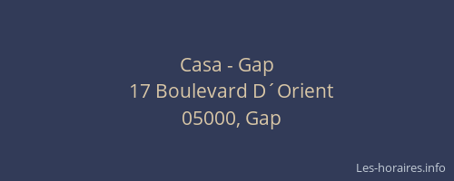 Casa - Gap