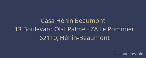 Casa Hénin Beaumont