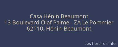 Casa Hénin Beaumont