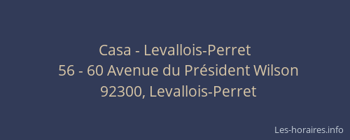 Casa - Levallois-Perret