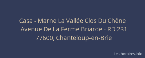 Casa - Marne La Vallée Clos Du Chêne