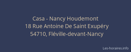 Casa - Nancy Houdemont