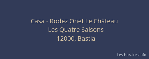 Casa - Rodez Onet Le Château
