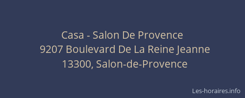 Casa - Salon De Provence