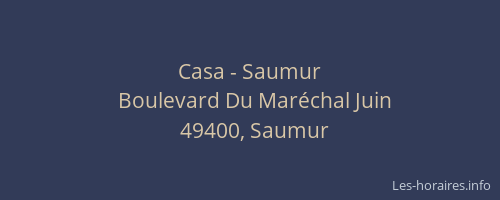 Casa - Saumur